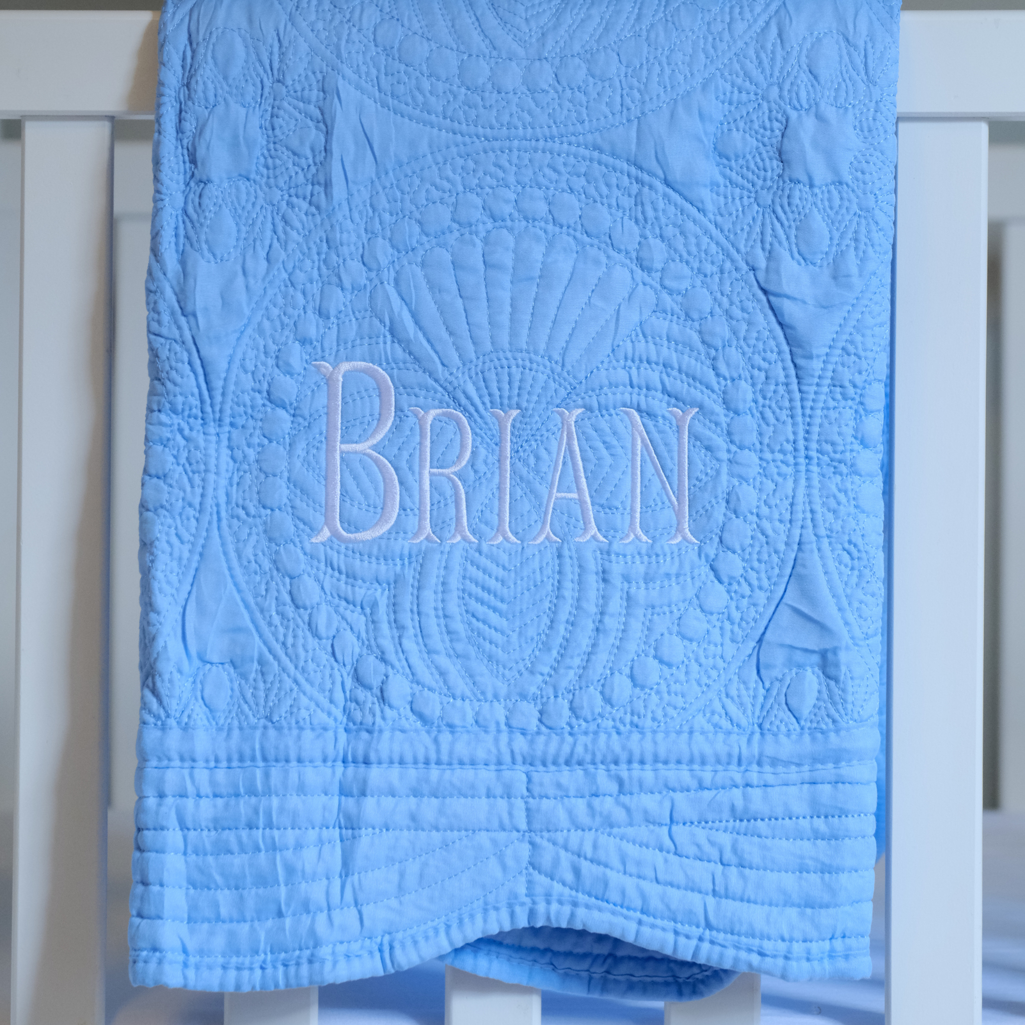 Blue baby online quilt