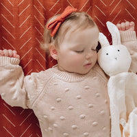 Cuddle Security Blanket Soft Muslin Cotton - Bunny