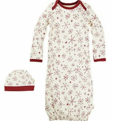 Burt's Bees Organic Baby Gown and Hat