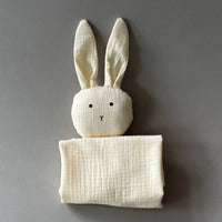 Cuddle Security Blanket Soft Muslin Cotton - Bunny