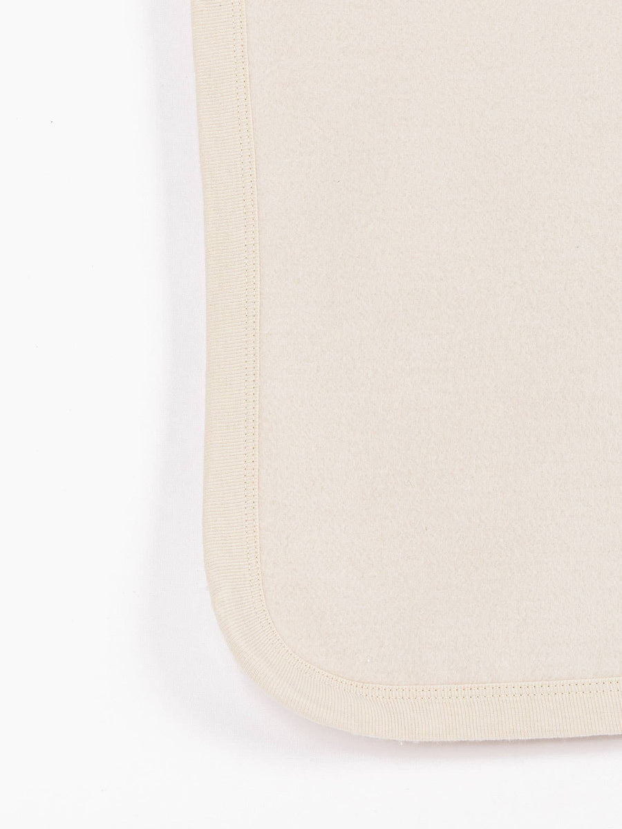 Organic Cotton Crib Blanket: Arctic White