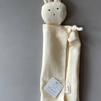 Cuddle Security Blanket Soft Muslin Cotton - Bunny