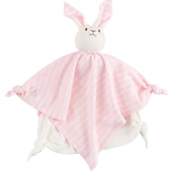 Organic Bunny Blanket Lovey Friend - Pink Stripe: Pink Stripe